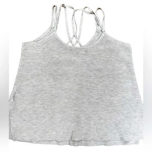 American Eagle size small knit gray sweater tank in excellent like-new condition
